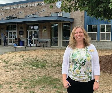 Chimacum Junior / High School principal Kim Kooistra will celebrate 20 years in education this year. She brings a background in place-based learning to Chimacum.
