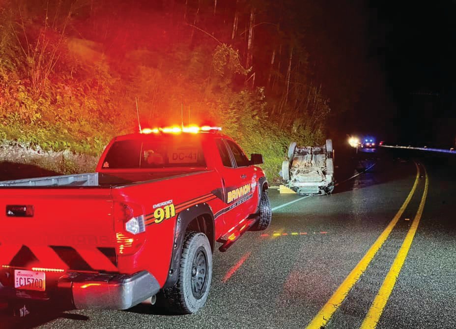 A driver who rolled their SUV on U.S. Highway 101 near Mount Walker the evening of Jan. 20 was cited for negligent driving, said Brinnon Fire Department Chief Tim Manly.