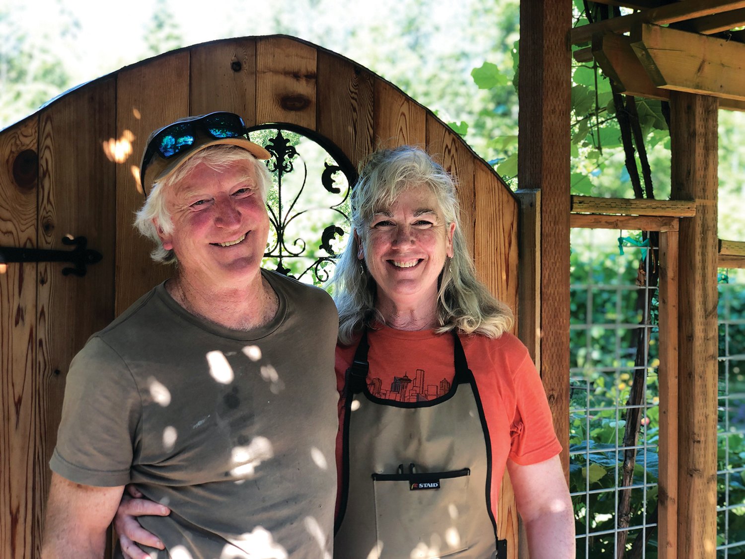 Partners and co-owners Mike Gaede and Margaret Stoermert keep things humming at Raincoast Farms