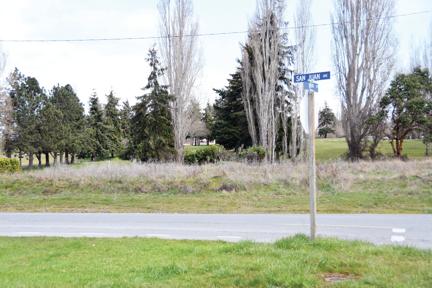 Situated at the San Juan Avenue and Blaine Street intersection, this parcel of land on the southwest corner of the Port Townsend Golf Course could become the location of the city’s Healthier Together Aquatics Center.