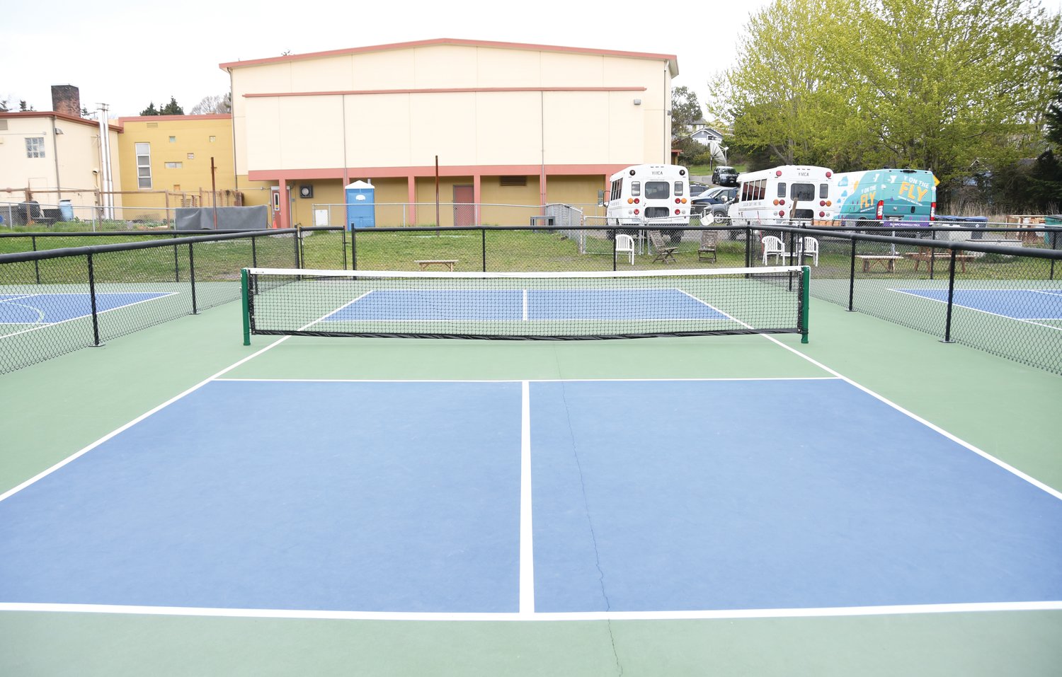 The new pickleball courts at Mountain View Commons.